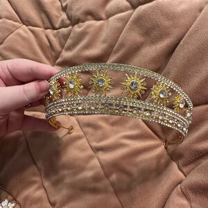 Elegant Gold and Silver Tiara